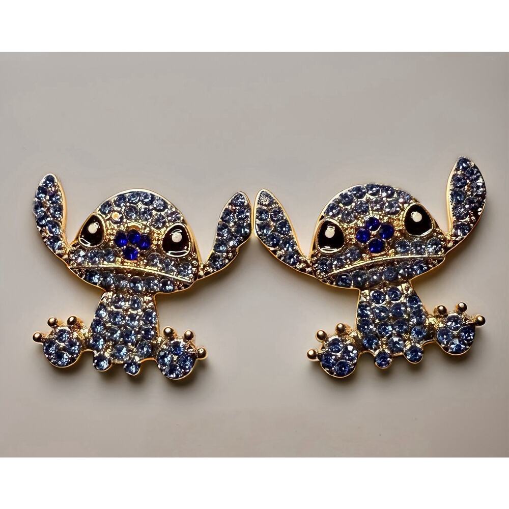 Stitch Alien Inspired Earrings NWT